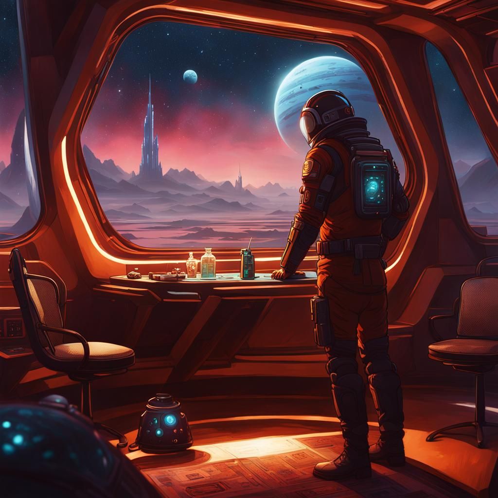 Planet of Tidings  by @Helix