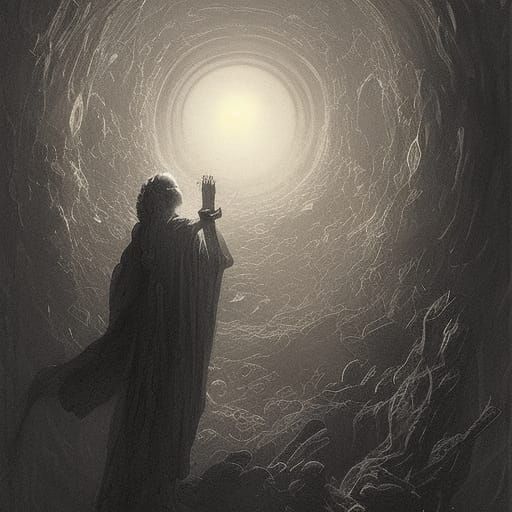 book with eye horror Gustave Doré Greg Rutkowski