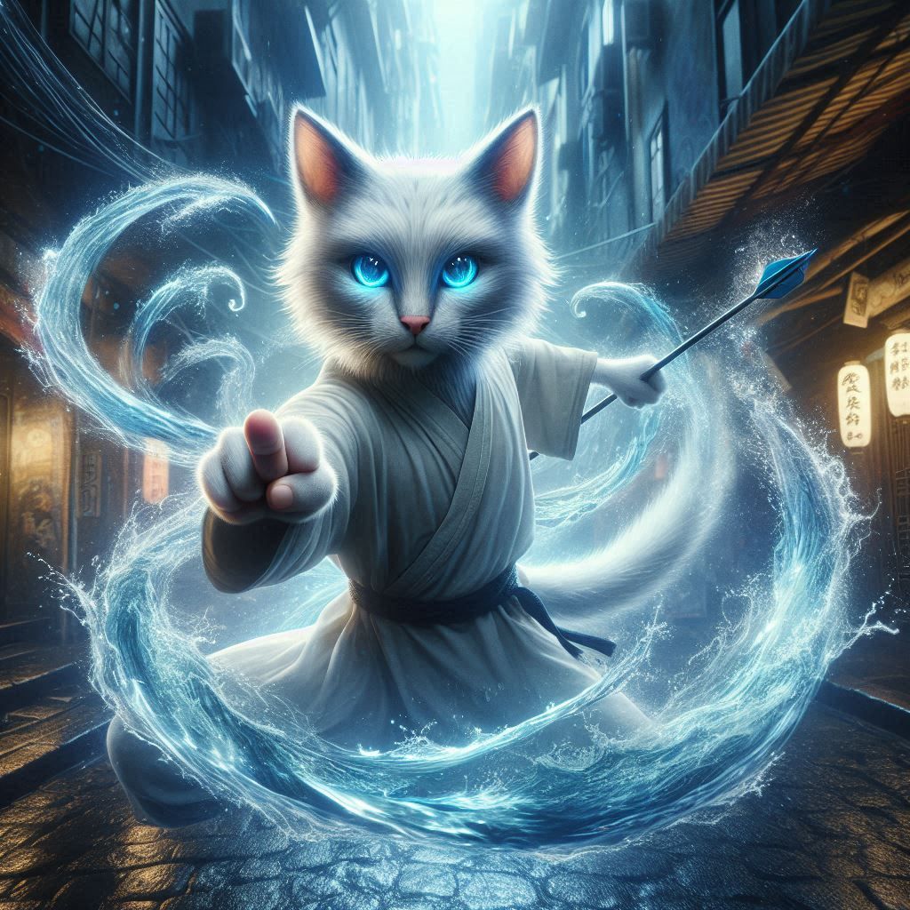 anthropomorphic. cat.