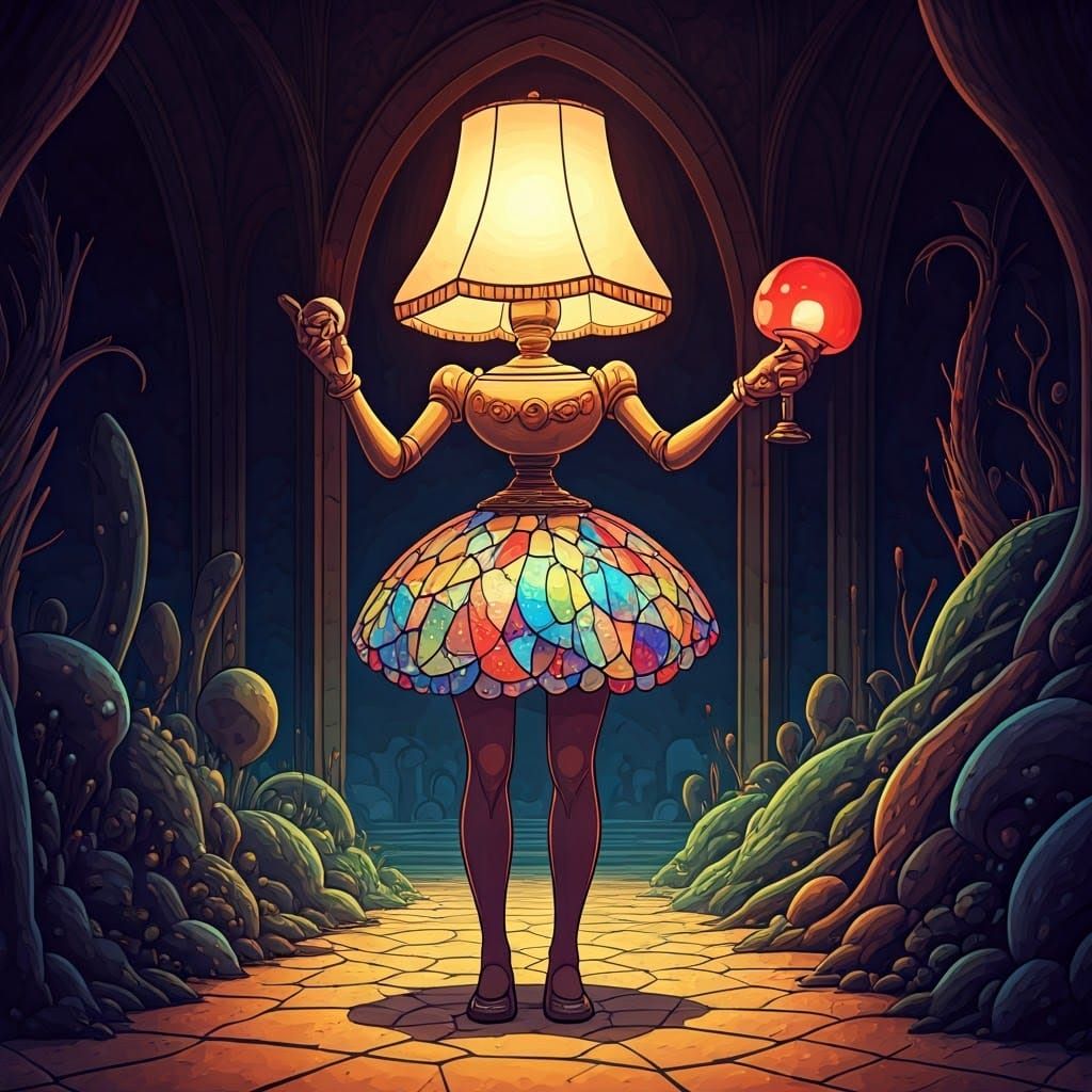  when did my lamp get so extravagant?