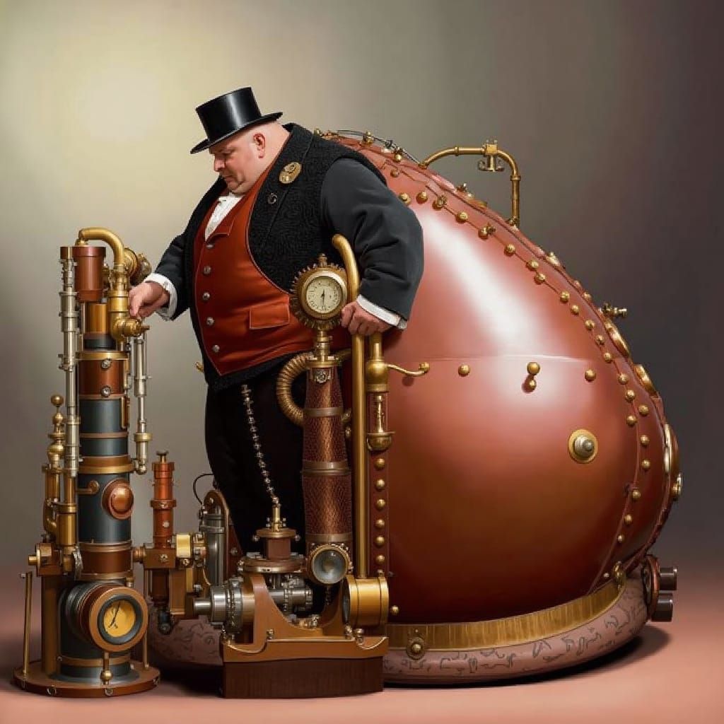 Inventor Johnathon Cavalry demonstrating his 1901 "Champion ...