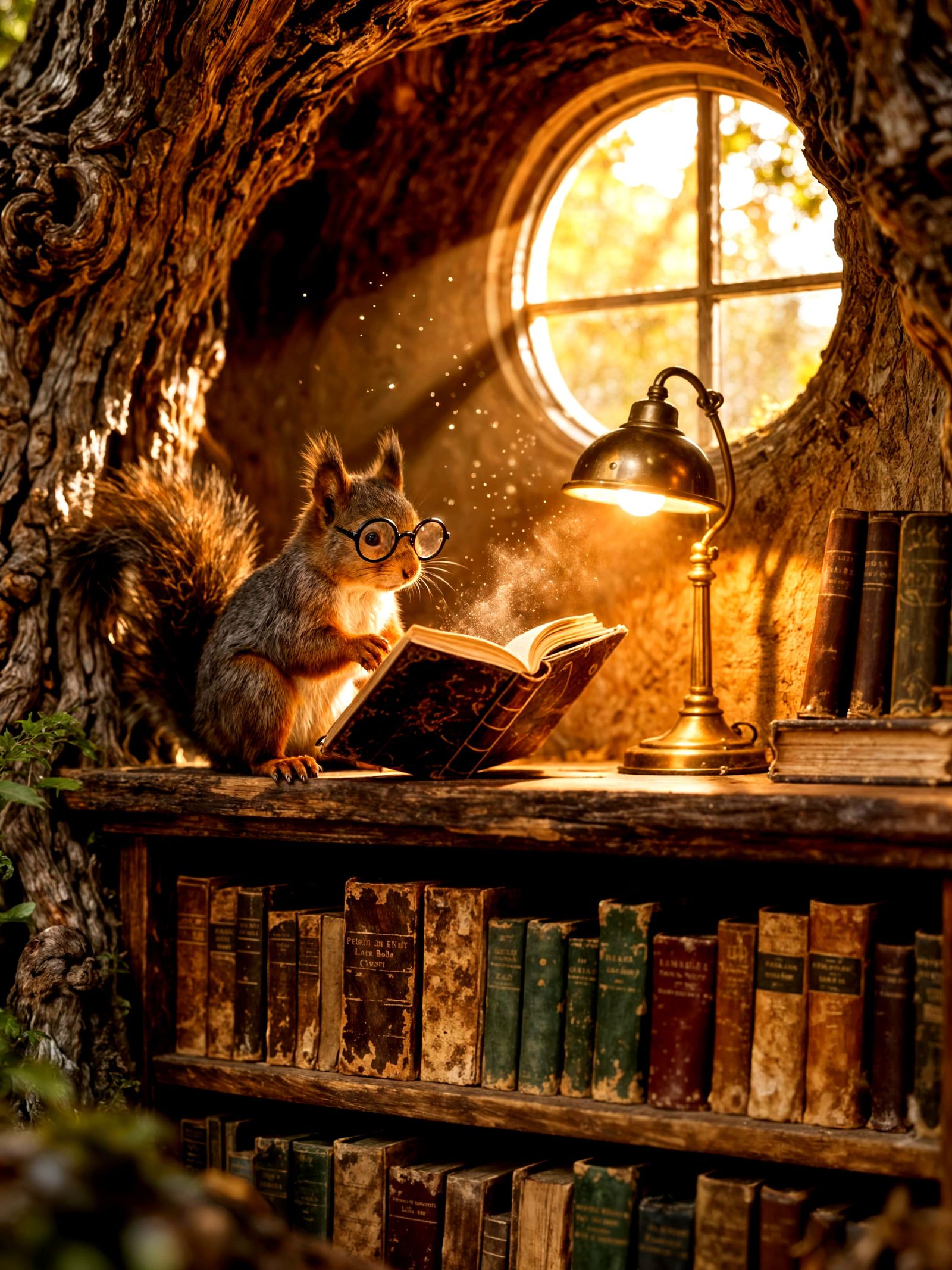 reading squirrel  by @snickrs