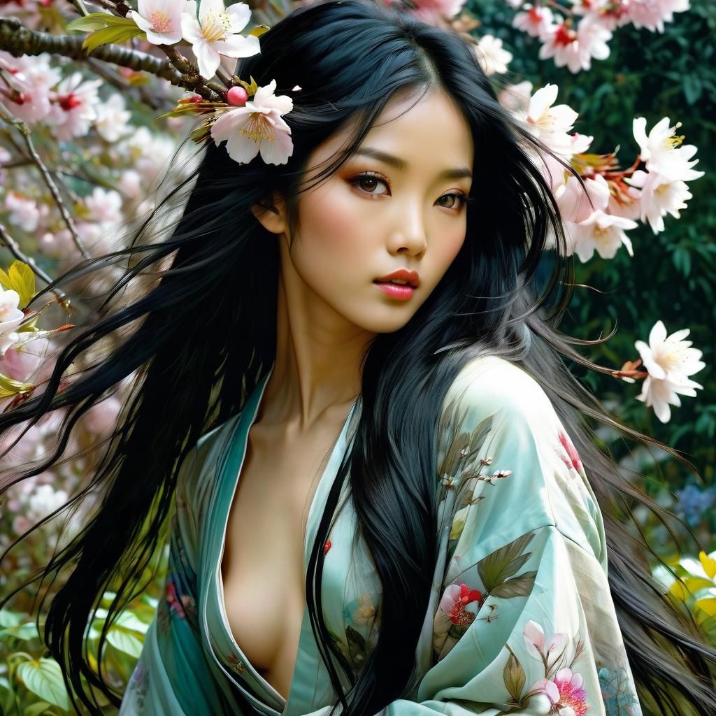 Asian Beauty  by @Superbear