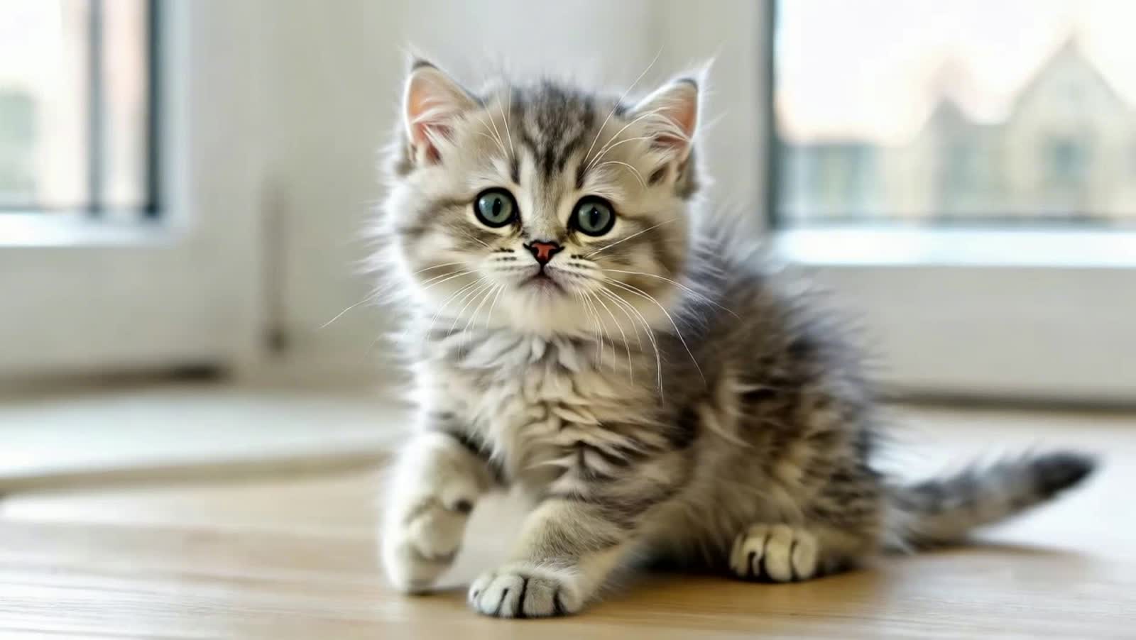 Really cute baby kitten