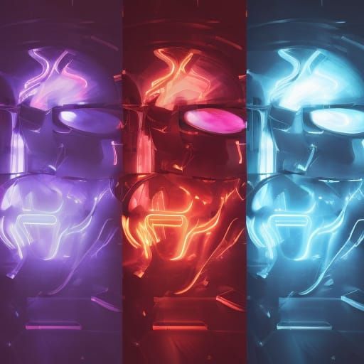 The four Elements  futurism 64 megapixels 8K resolution futu...