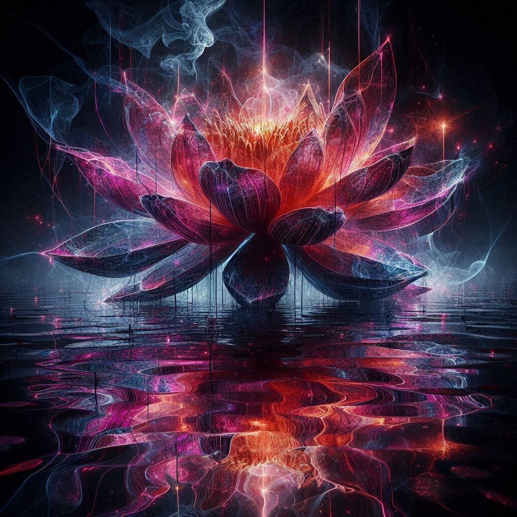 Cosmic Lotus  by @zephyrael