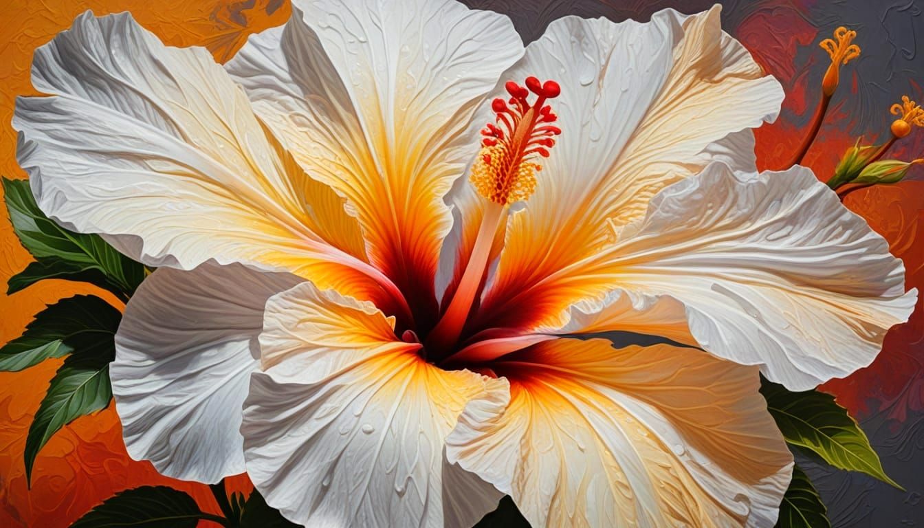 The Gumamela (Hibiscus)  by @OB Marqt