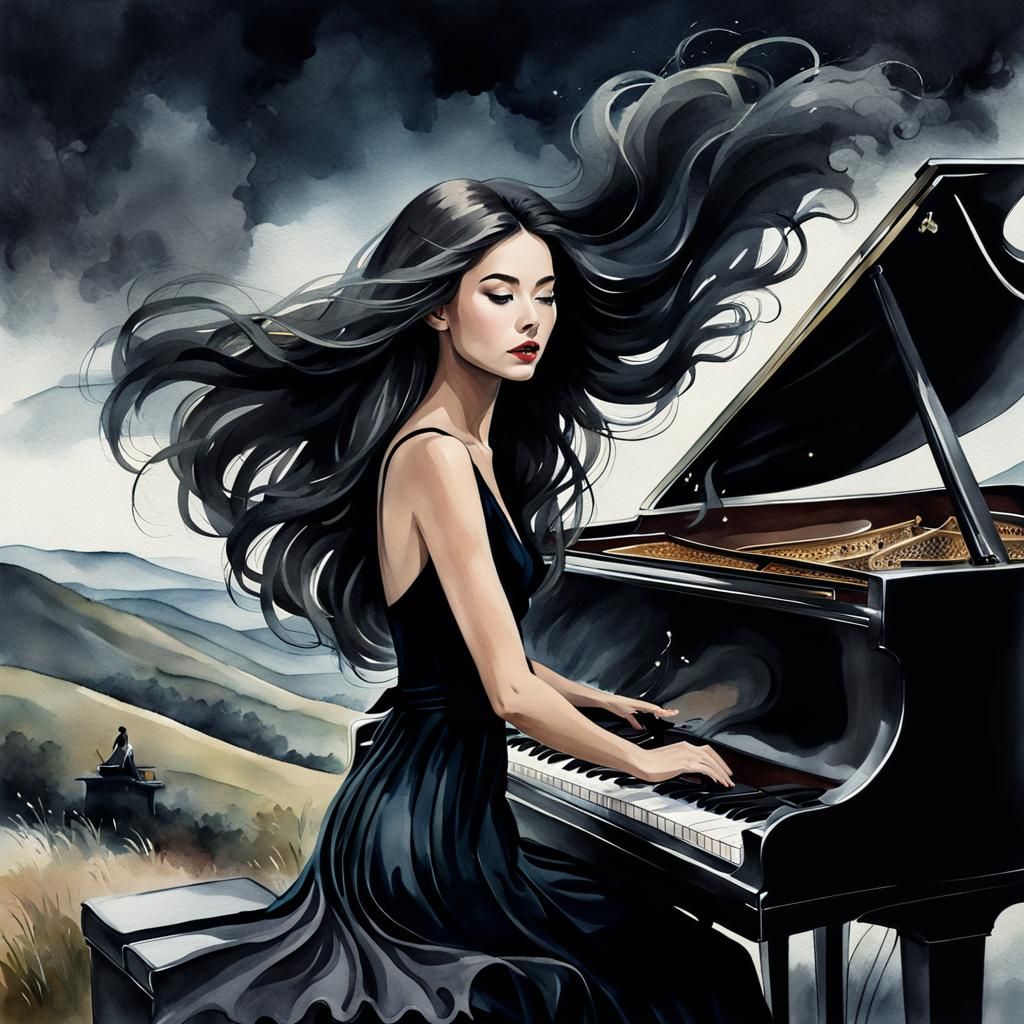 I played the piano more when I was sad III