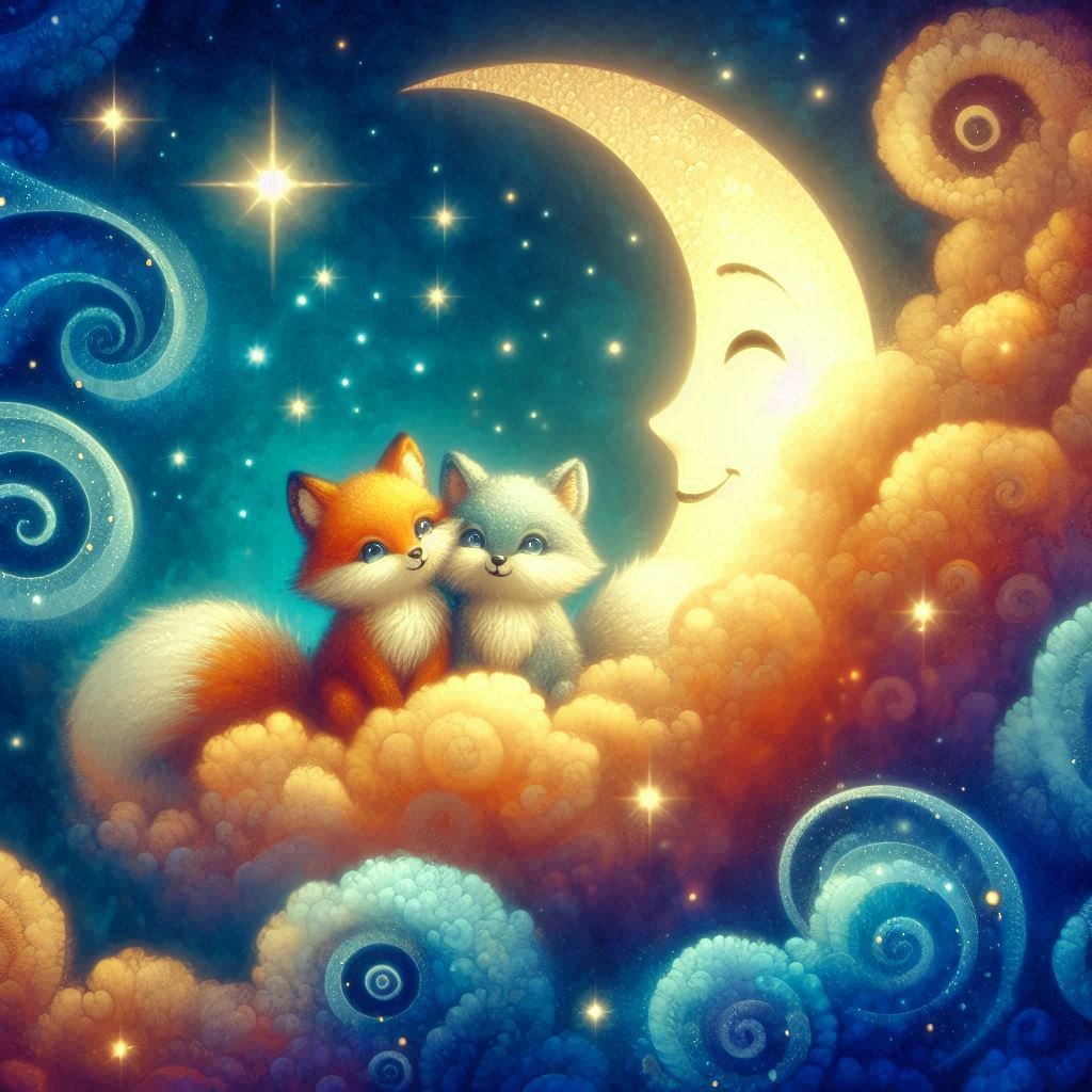 Foxes and the Moon