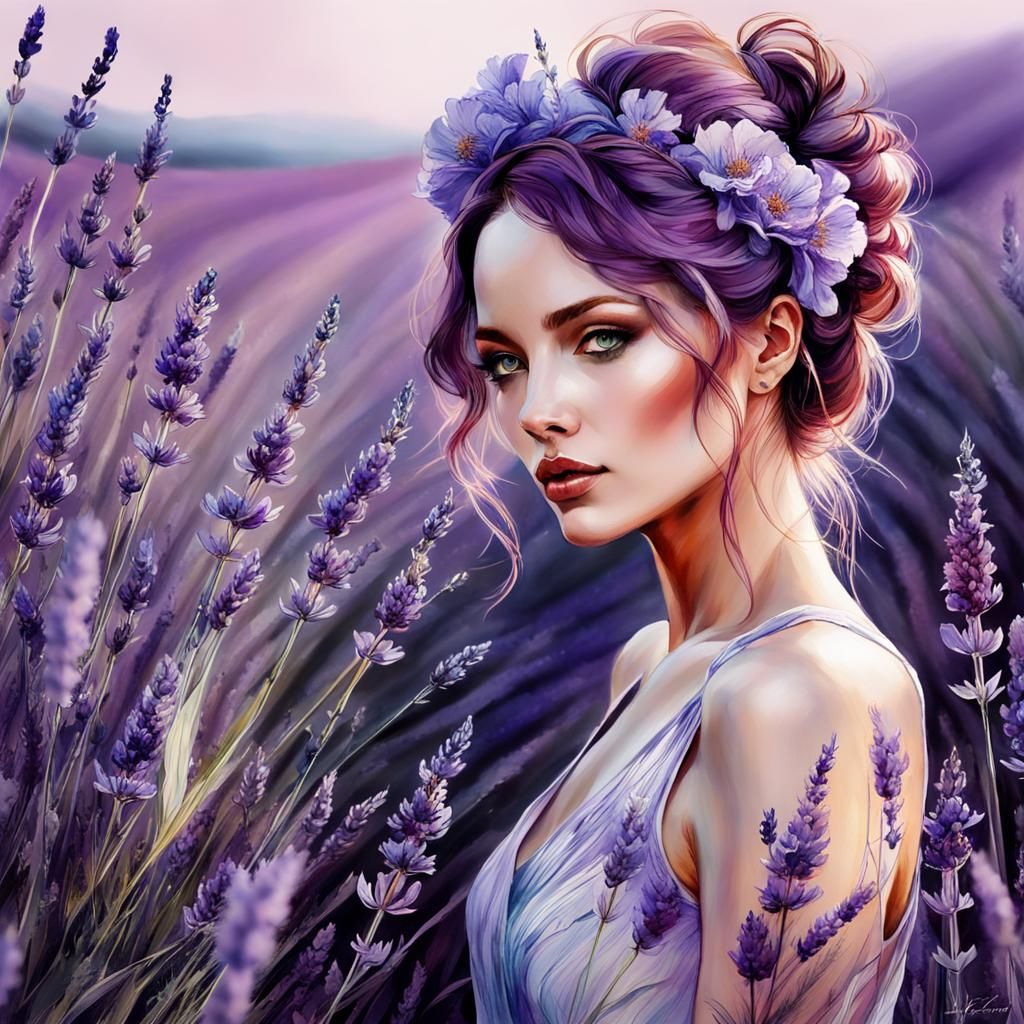 lavender girl