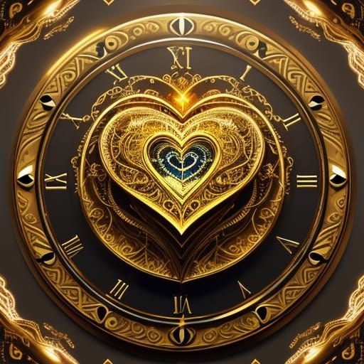 Magnetometer Detects Glowing Golden Heart