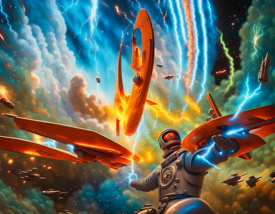 close up exploding apotheosis by  Arthur Radebaugh   by ed r...