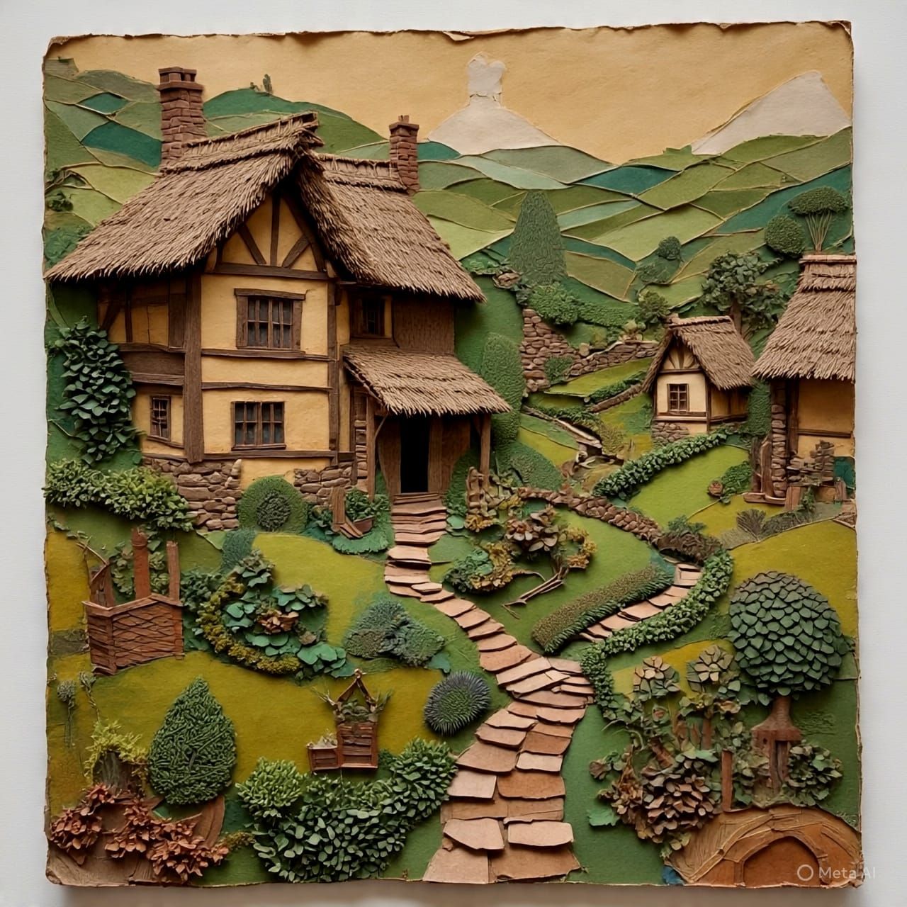 Decoupage Cottage #3
