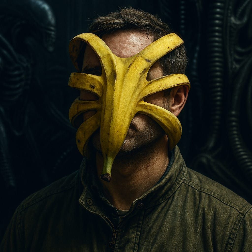 banana peel facehugger