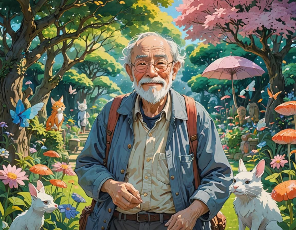 Old Eccentric Man