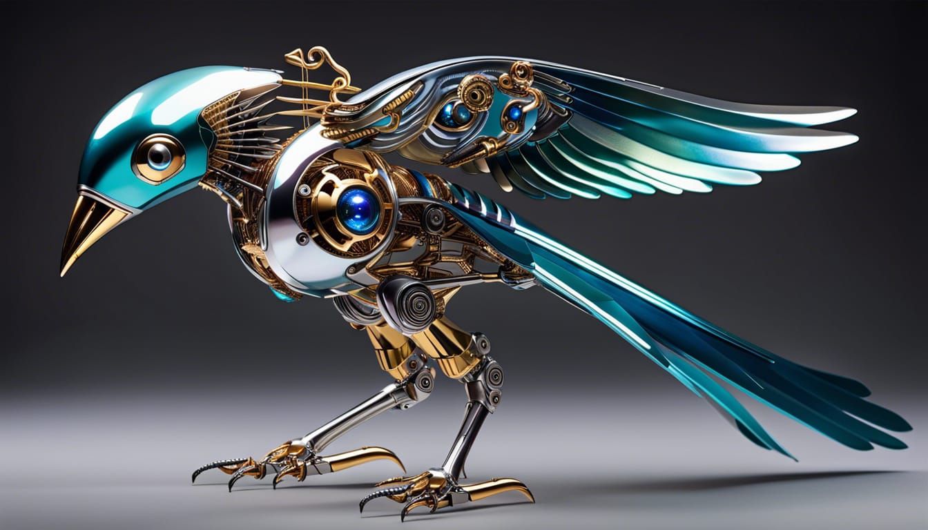 Airies: A Robot Pet Bird  by @DDegas