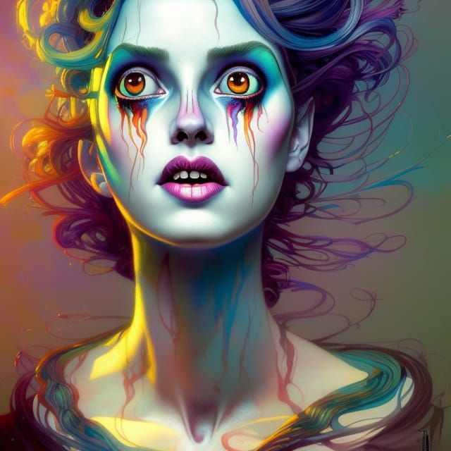 Tears of paint