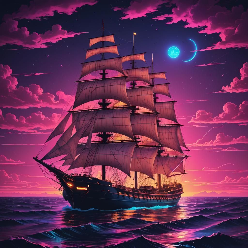 Sailing by Moonlight