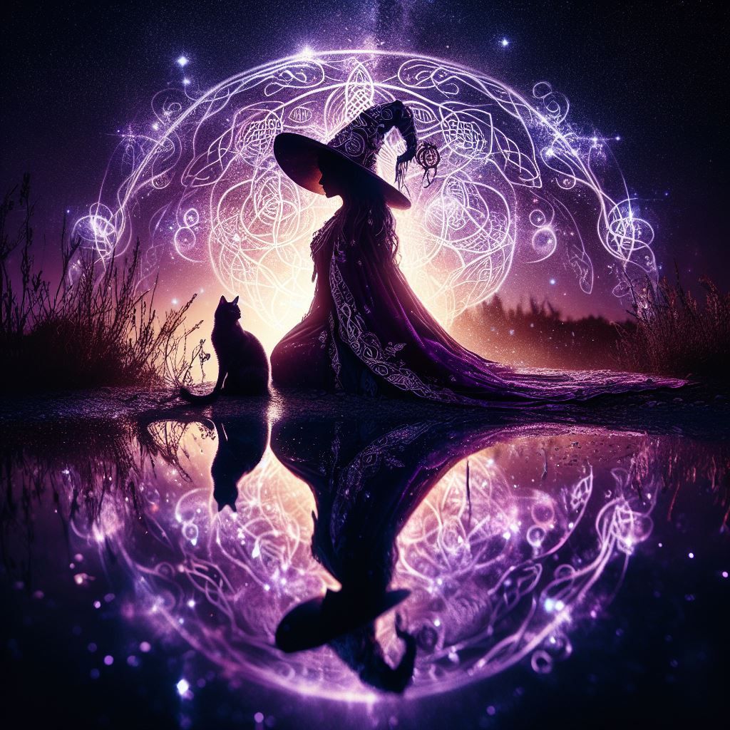 Dontkno: Purple Celtic Witch