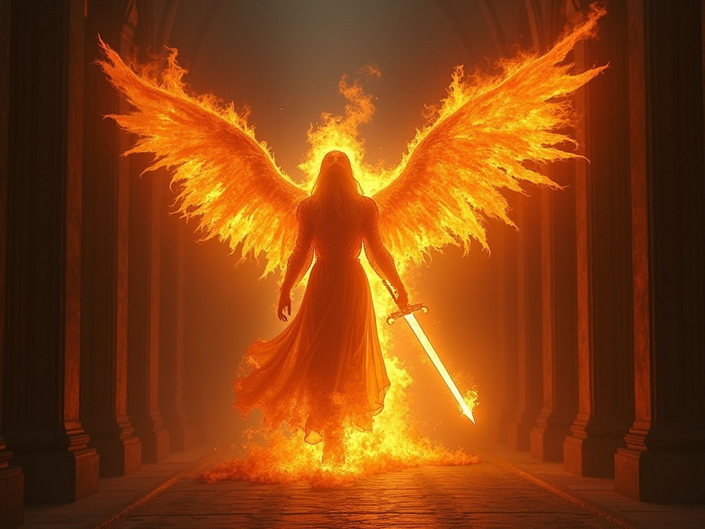 Archangel of Flame  by @Baleygr Erebus
