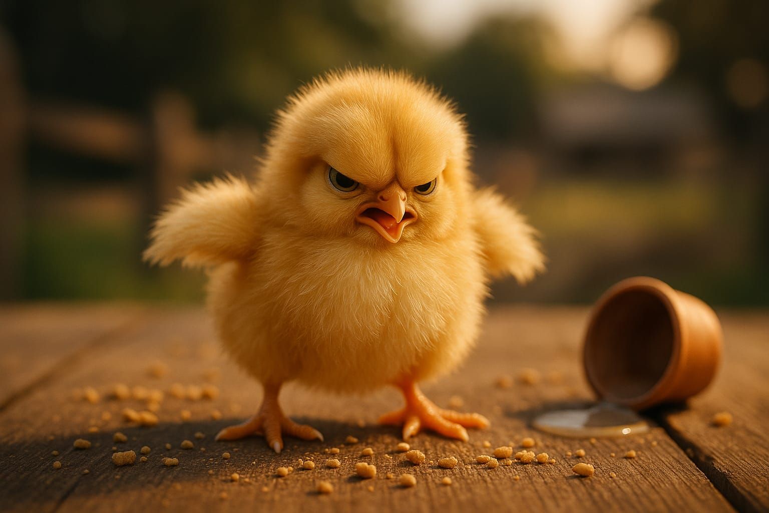 Grumpy Chick