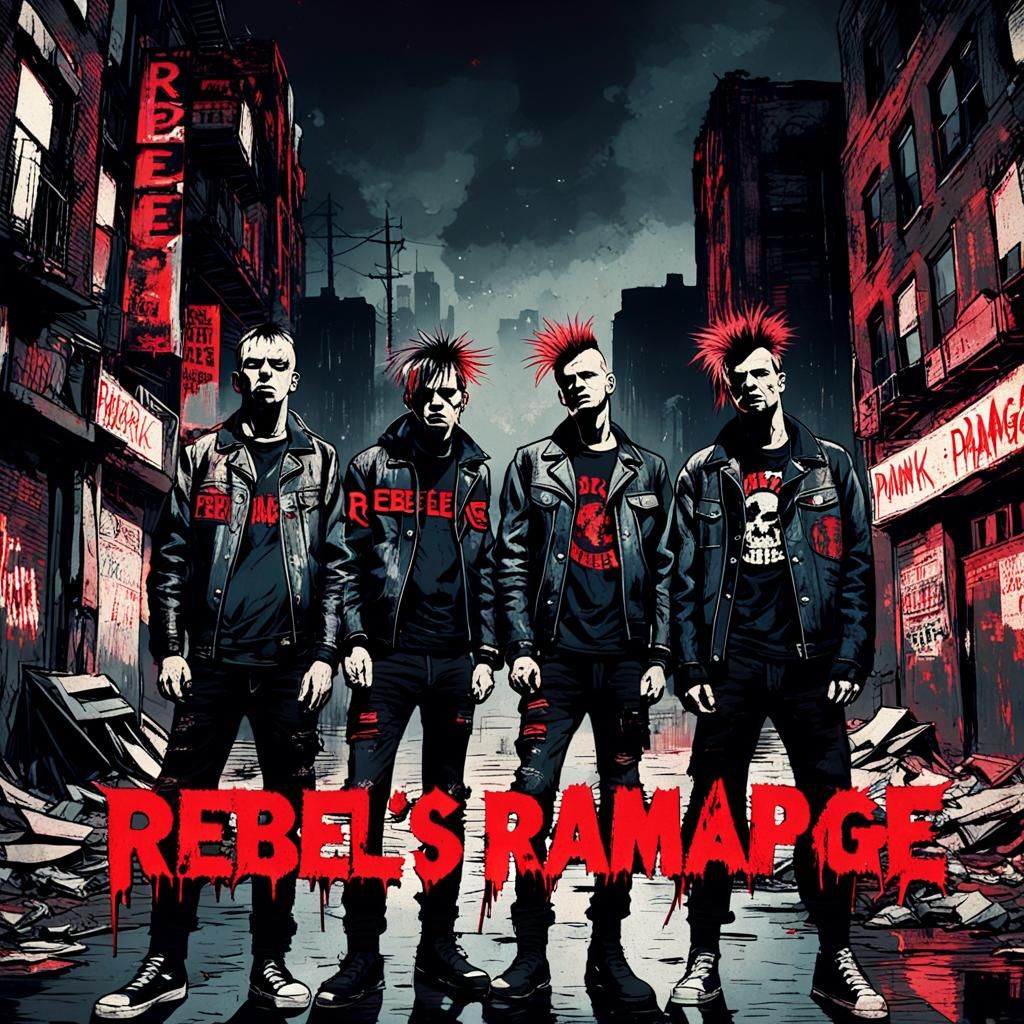 Rebel's Rampage Album cover.  by @Suz
