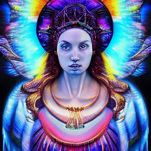 Goddess of the Universe Portrait hyperrealism hyperdetailed ...
