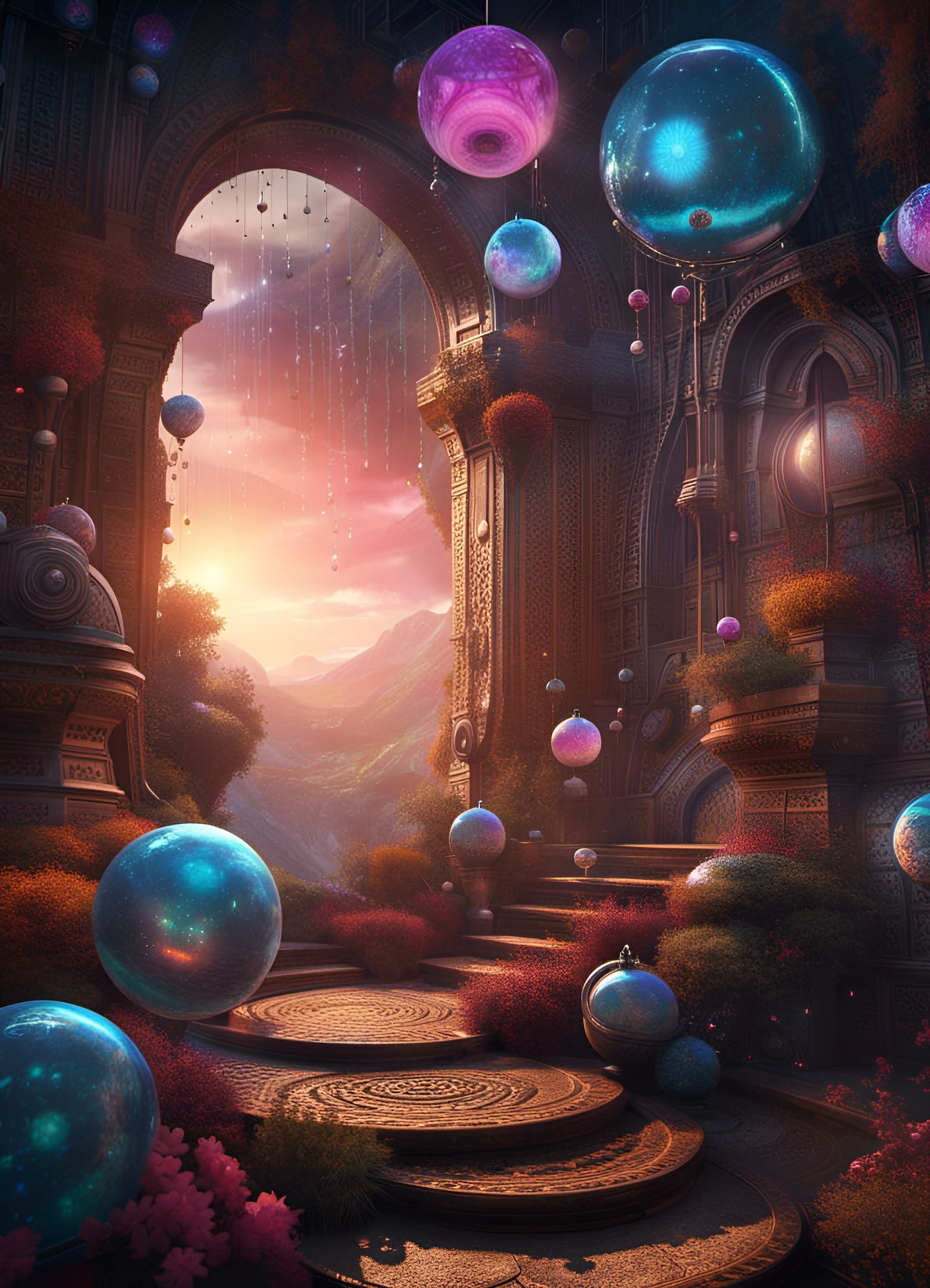 Bohemian Spheres Rain Through Cosmic Portal