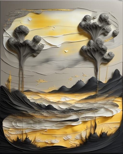 There’s a bright golden haze on the meadow