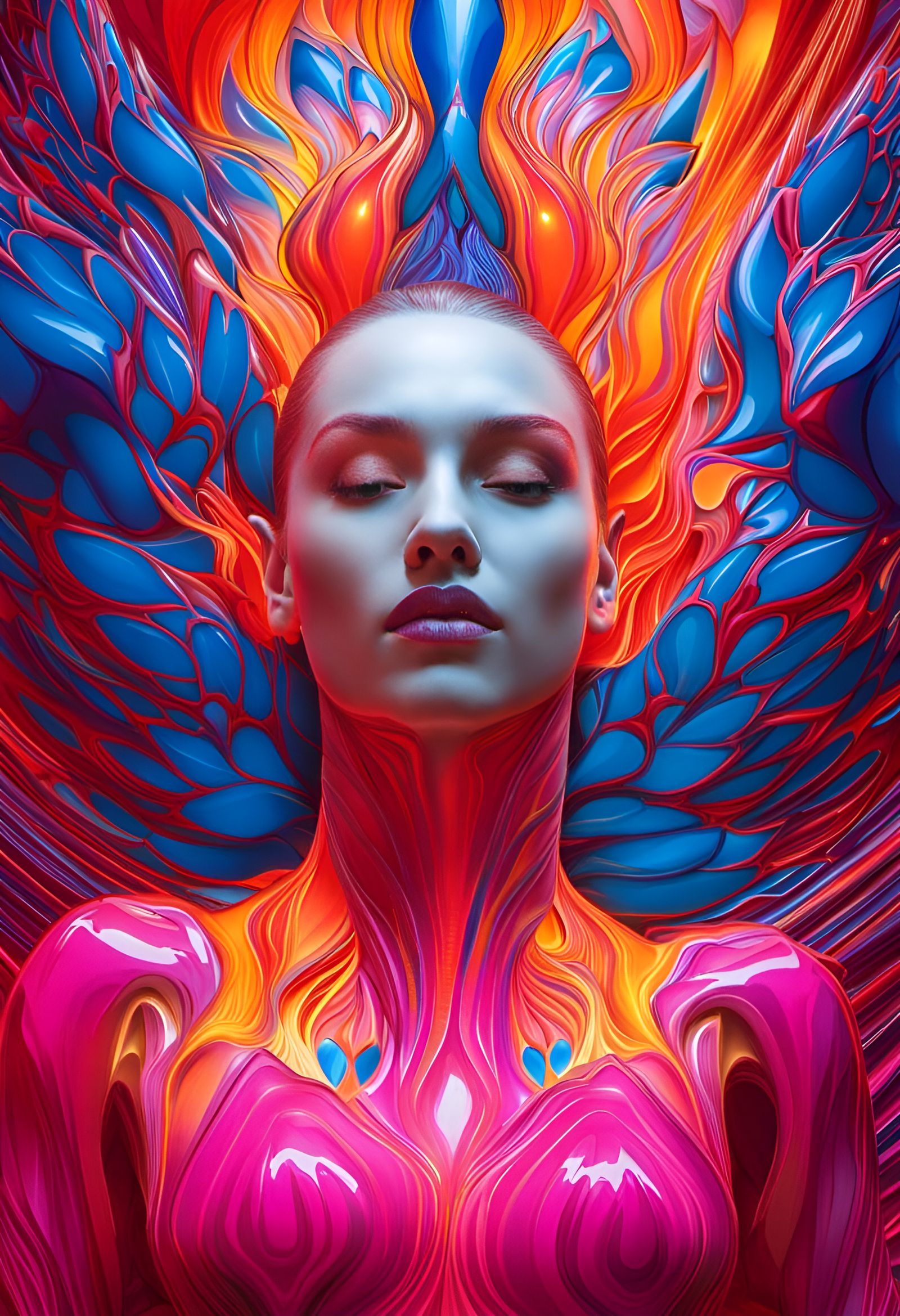 Neon ELECTRIC Dreams AI Generated Artwork NightCafe Creator