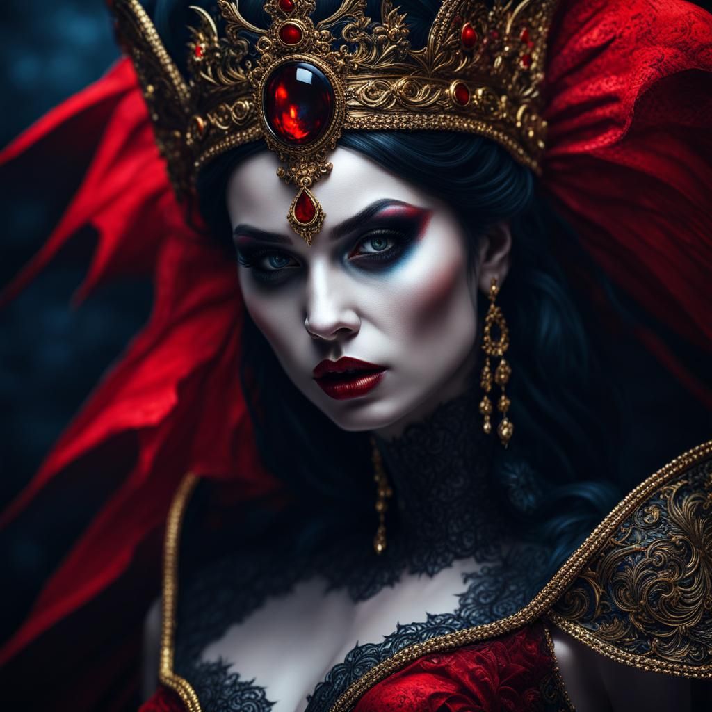 vampire queen - AI Generated Artwork - NightCafe Creator