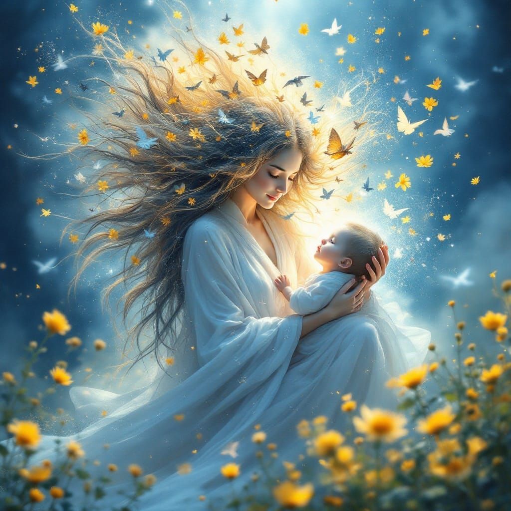 mother and child  by @Pennysan