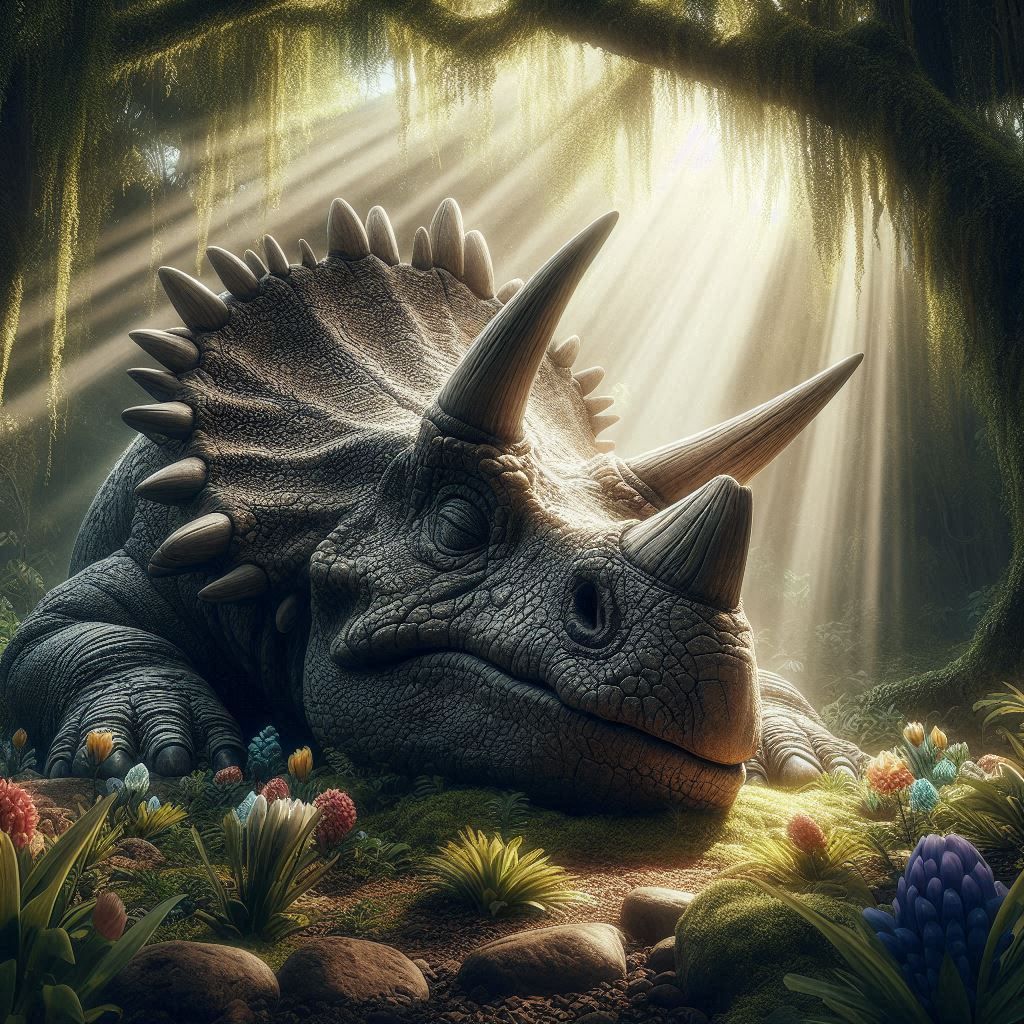Sleepy Triceratops