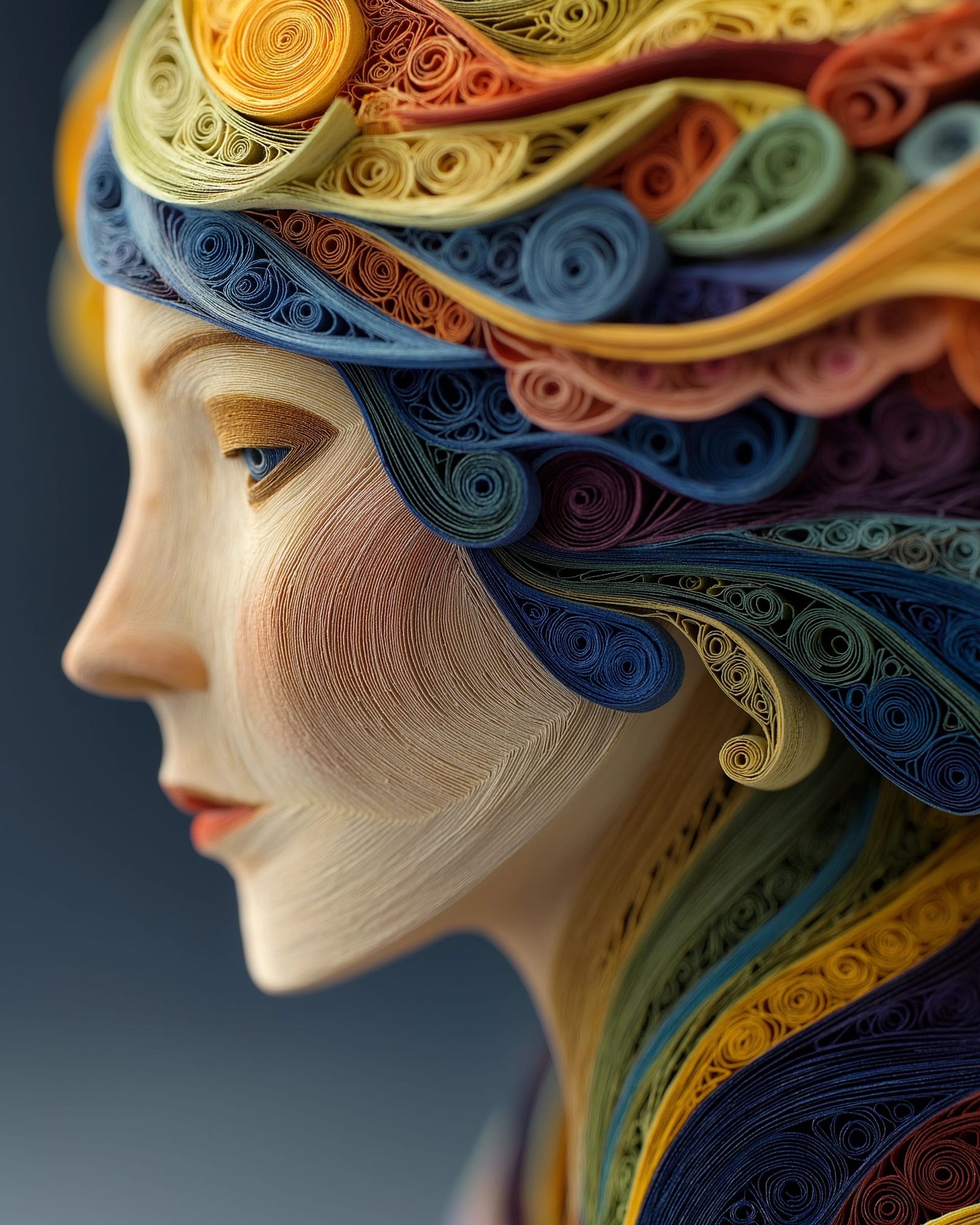 Paper Filigree Woman
