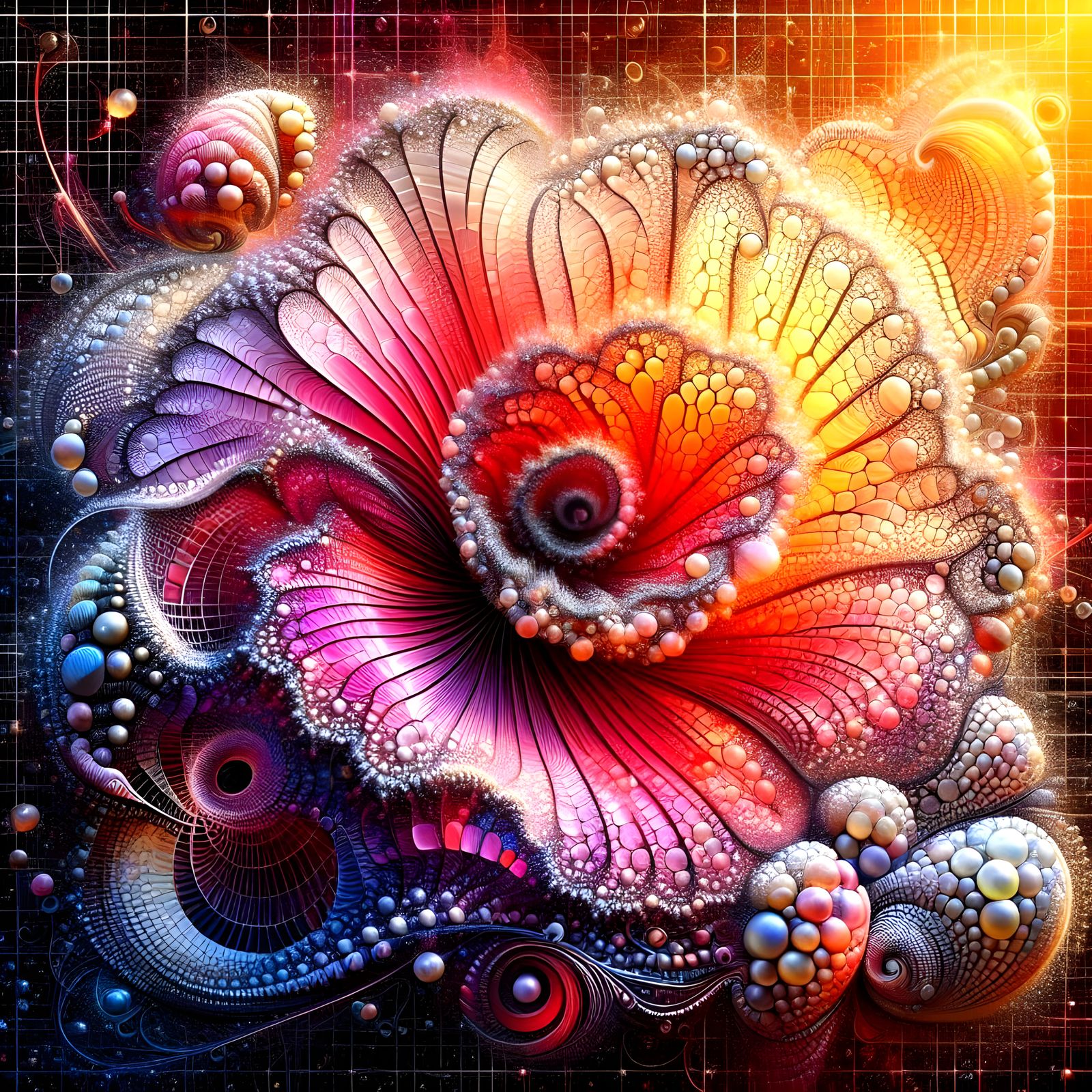 Grid Flowers Flowing!!!!