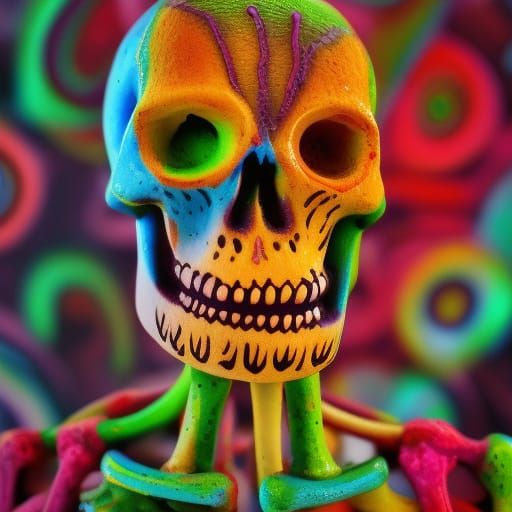Psychedelic skeleton gravy