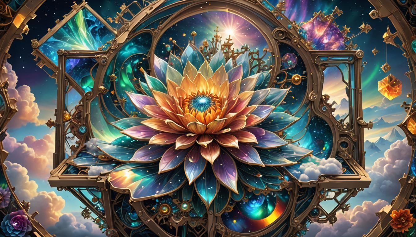 Creative Journey: flower mix 4