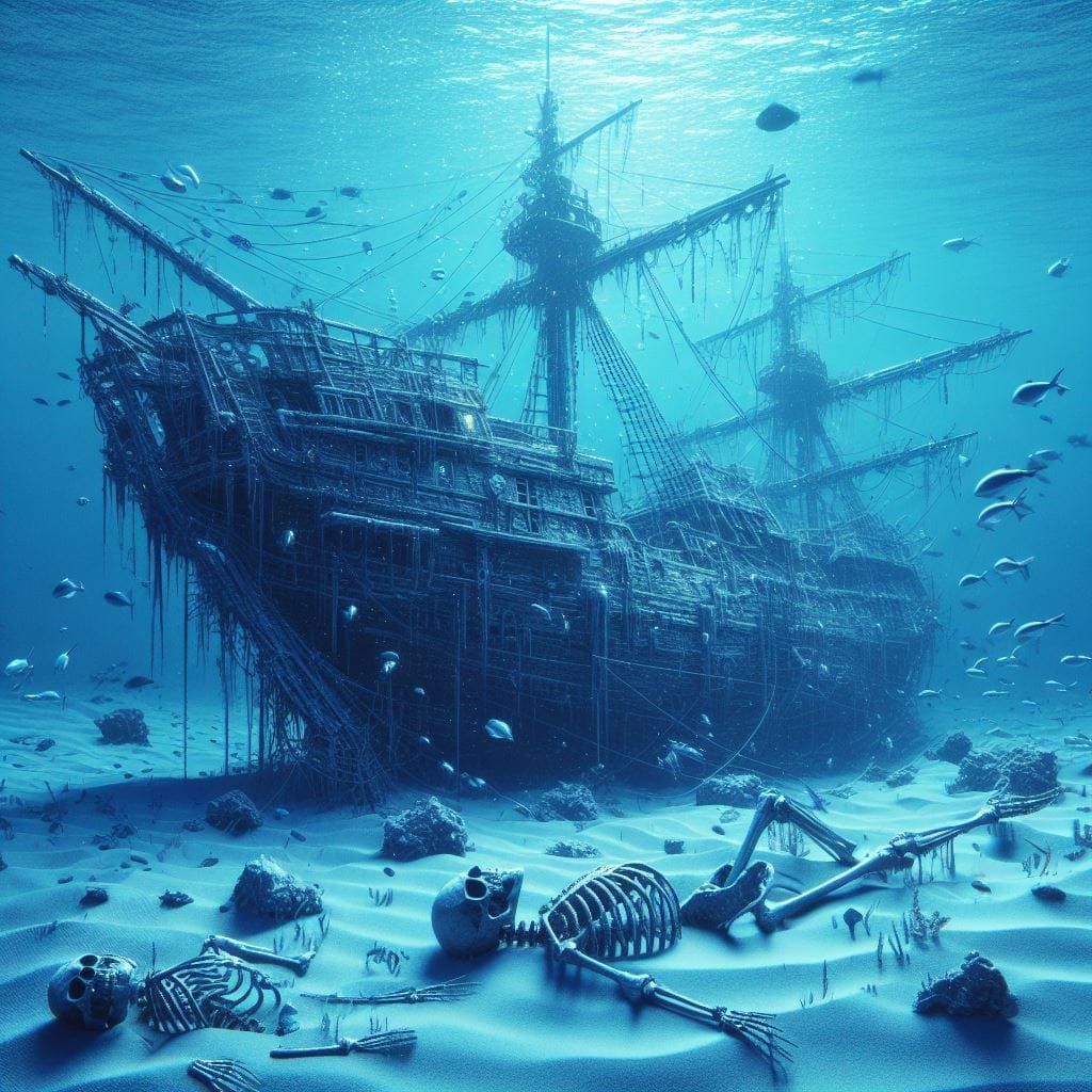 A long lost pirate ship