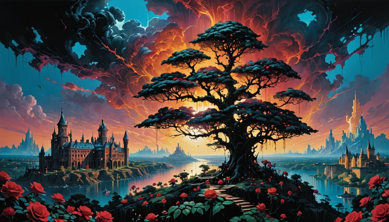 Tree On A Hill