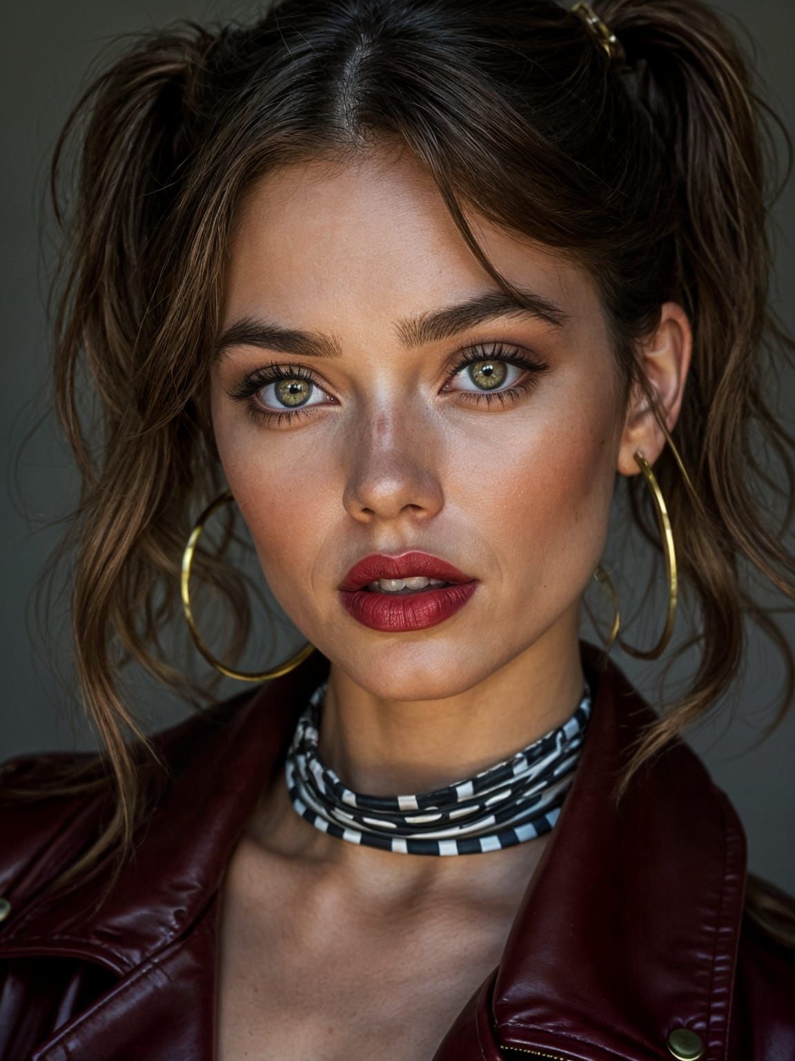 Close-up Portrait Of A Young Woman  by @LoisD