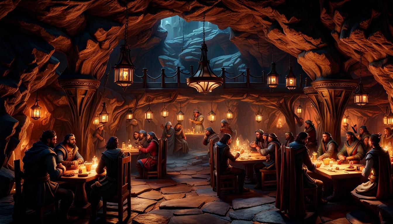 Here it is, tavern in a cavern !  by @BM