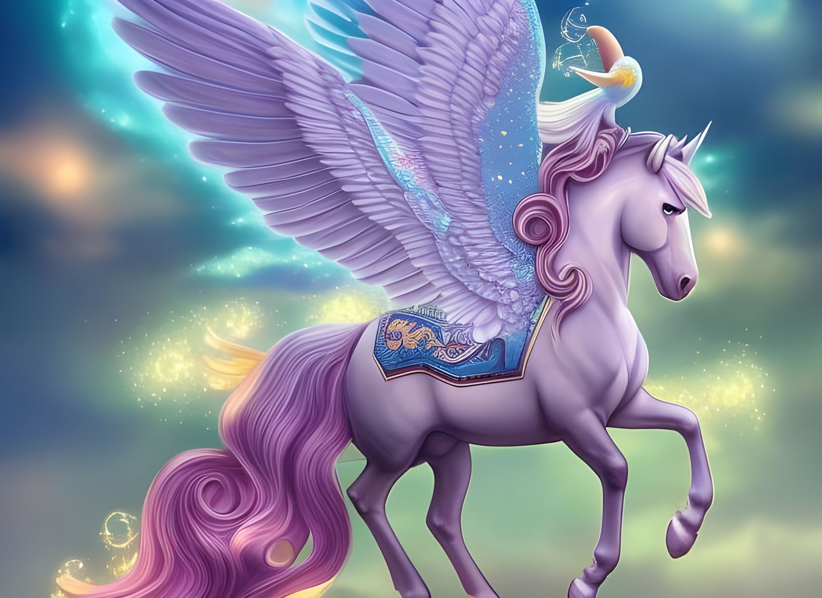 Purple Pegasus 🎠