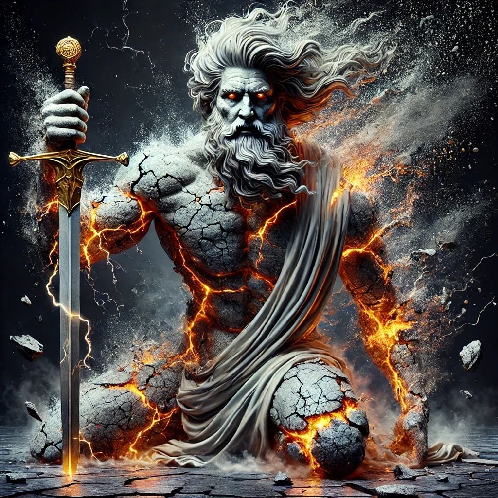 The King of the gods, Zeus