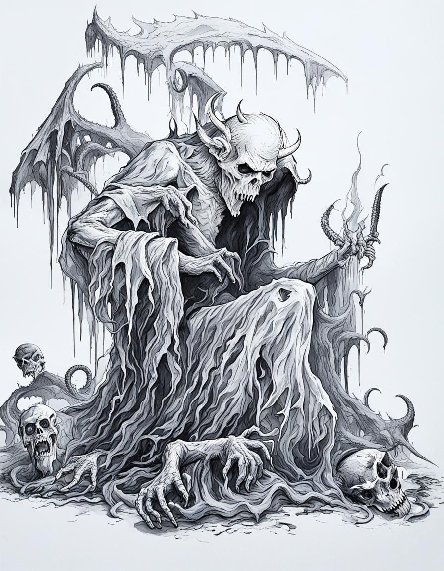 Devil Enemy of the Dark Age, decomposed, dismal Creation, de...