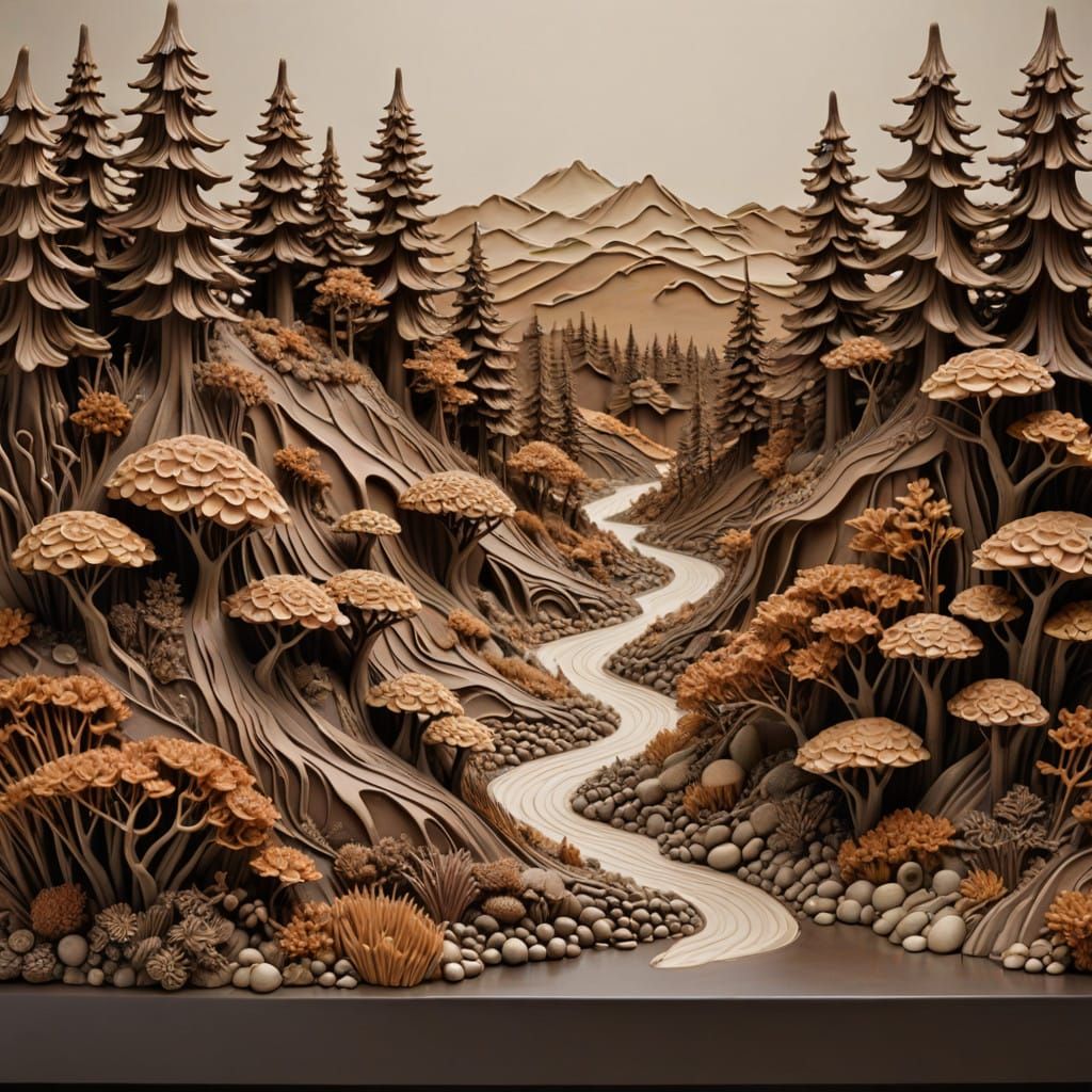 Clay design landscape  by @Ana