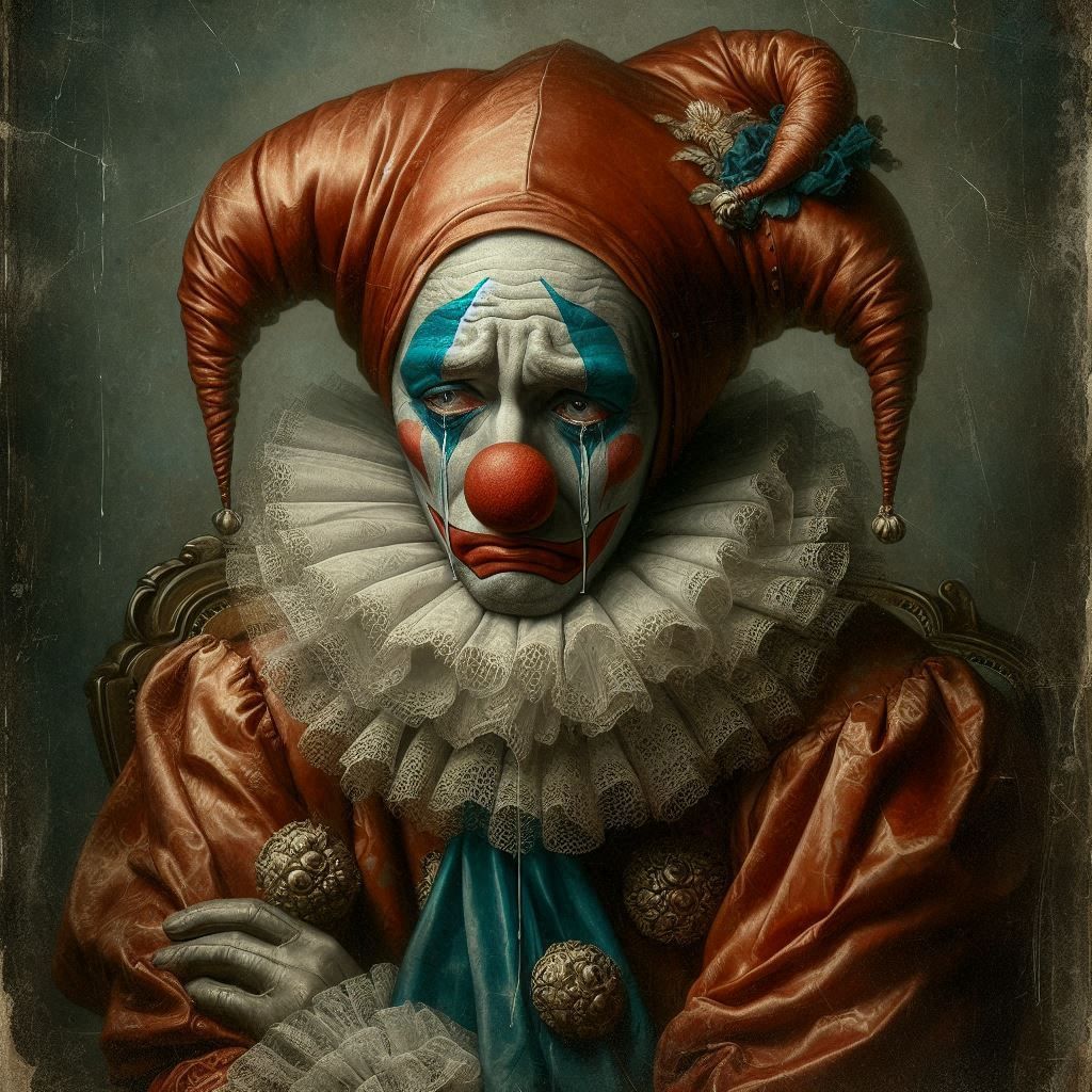 Sad clown