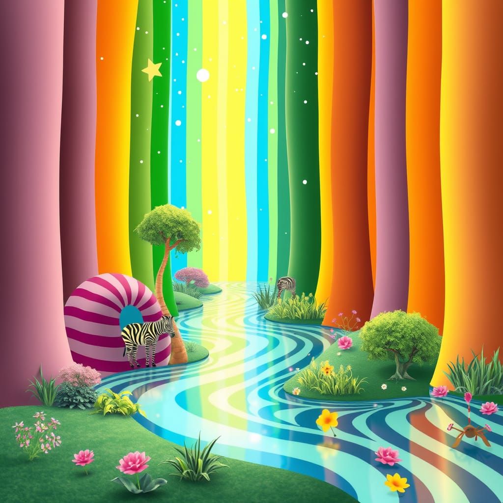 The world in stripes   by @InnerSect