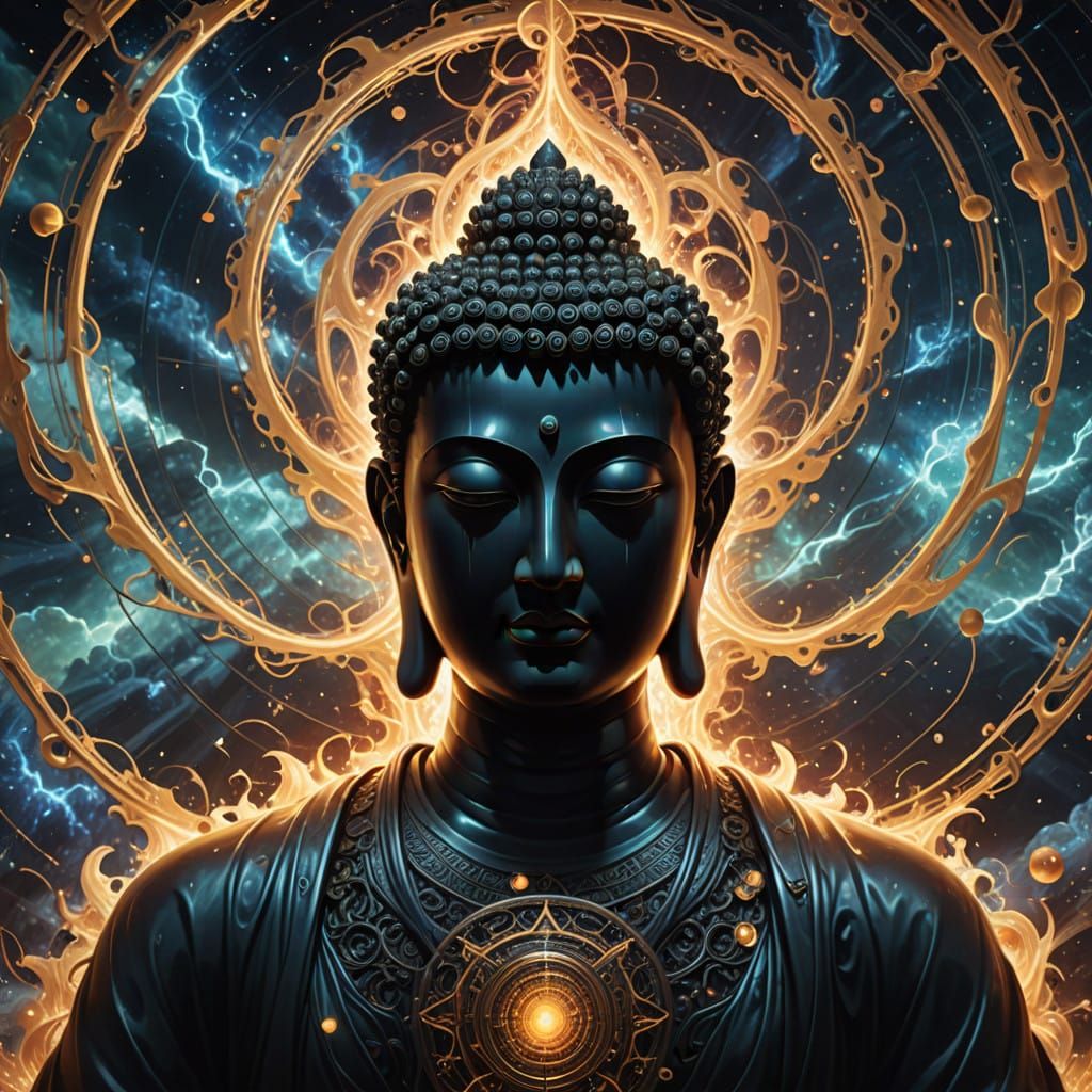 Surreal Anime Quantum Realm Unveiled in 8K Resolution