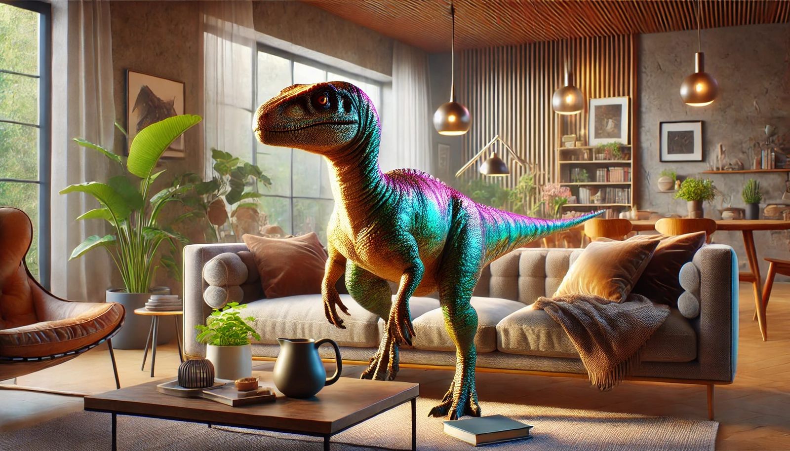Jurassic Haven: Dino's Modern Home