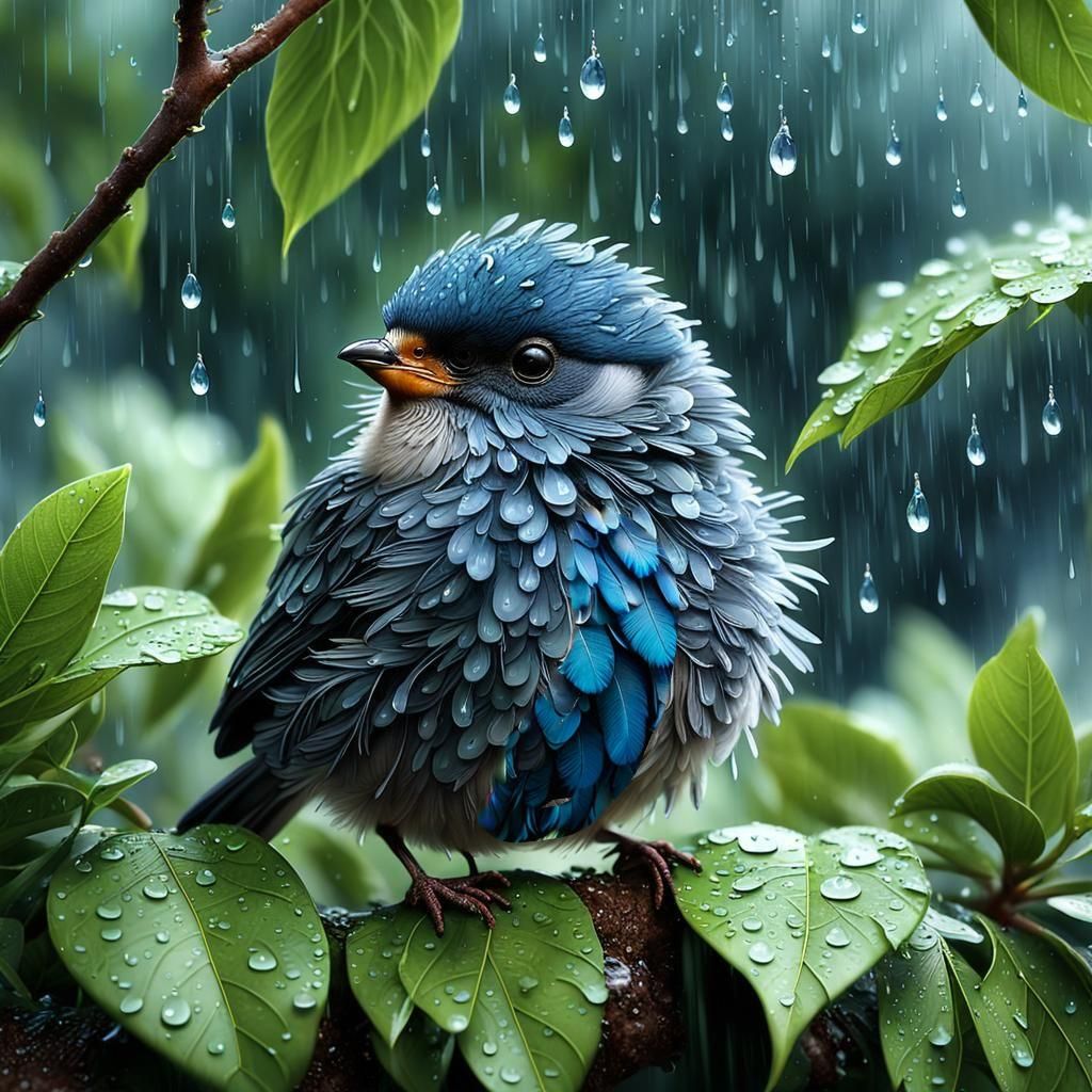 Rainy Day in the Forest  by @Yulia 